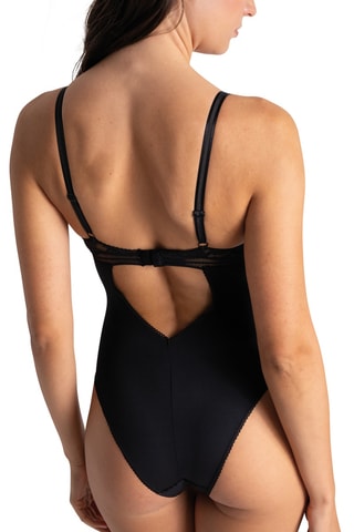 Body braga brasileña Gardenia - Negro
