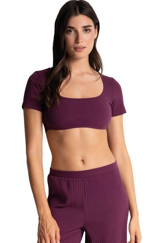 Crop top Isabella - Violeta