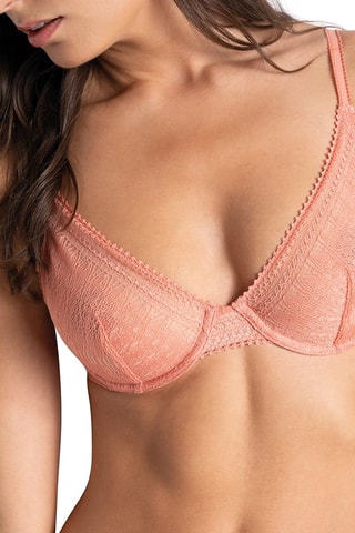 Sujetador de encaje Leila - Rosa