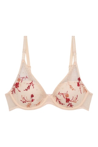 Sujetador con relleno Suzy - Blanco y rosa