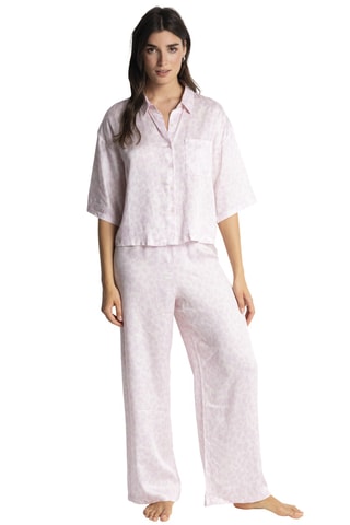 Camisa de pijama oversize Chloe - Violeta