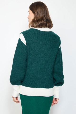 Gilet  - Blanc et vert