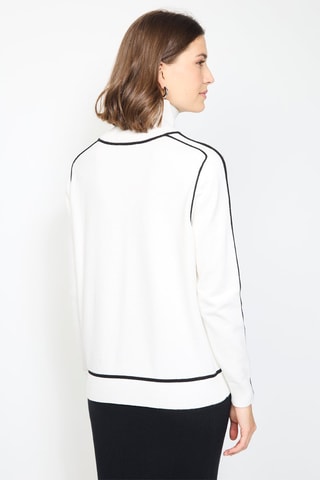 Pull  - Blanc et noir