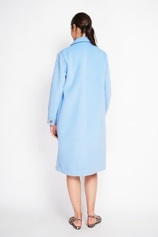 Manteau en laine  - Bleu