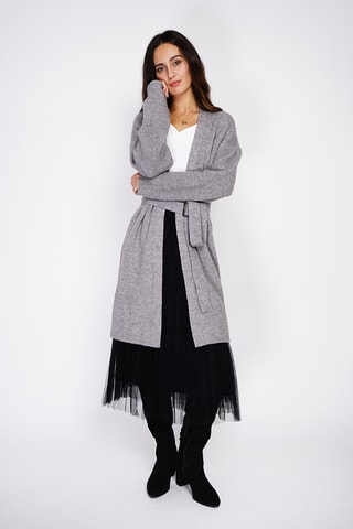 Gilet long  - Gris