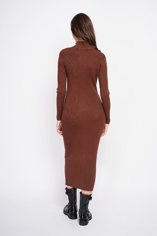 Robe pull  - Marron