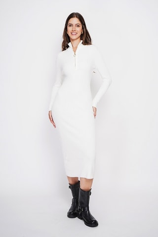 Robe pull  - Blanc