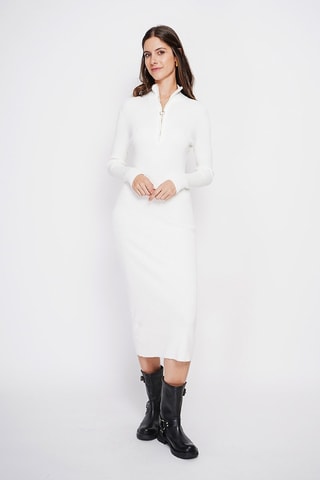 Robe pull  - Blanc