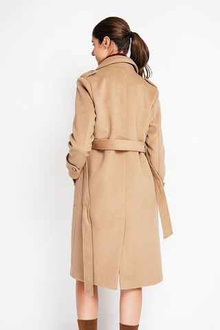 Manteau en laine  - Beige
