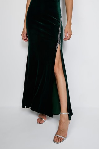 Robe longue  - Vert