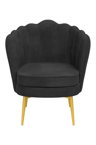 Poltrona Arielle - Velluto - 46 x 46 x 22 cm