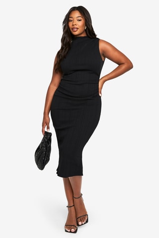 Midi-jurk - Zwart