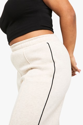 Broek Straight Hoge Taille - Beige