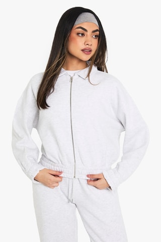 Sweater - Gemêleerd Lichtgrijs