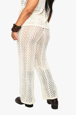 Strandbroek Wide Legs - Ecru