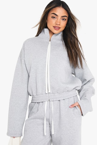 Sweater - Gemêleerd Grijs