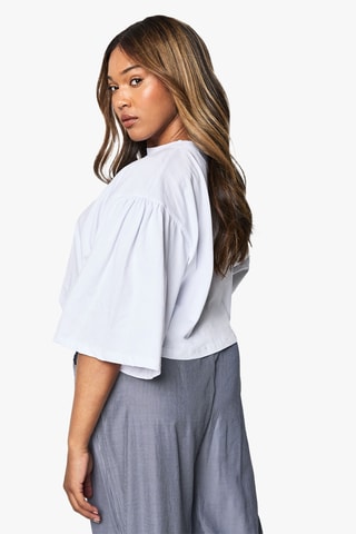 Cropped T-shirt - Wit