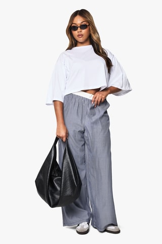 Cropped T-shirt - Wit