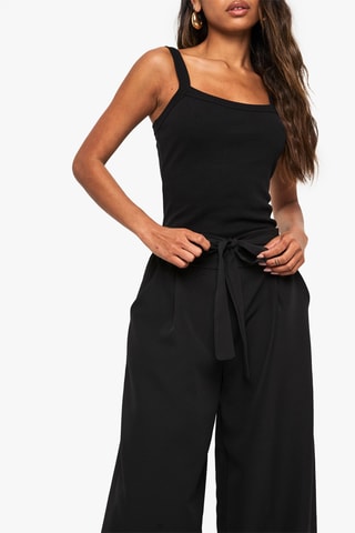Broek Wide Legs - Zwart