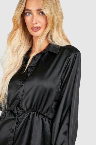Blouse-jurk - Zwart