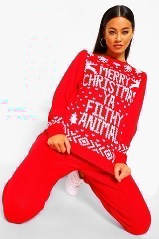 Trui en Joggingbroek - Rood