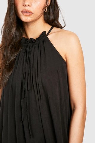 Trapeziumjurk - Zwart