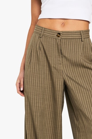 Broek Wide Legs Hoge Taille - Taupe