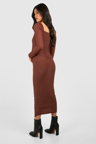 Zwangerschapsjurk - Donkerbruin