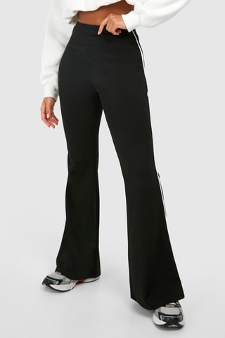 Flare Broek Hoge Taille - Zwart