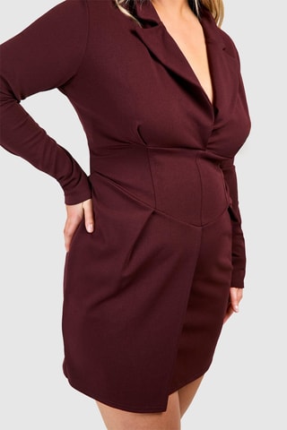 Rechte Jurk - Donkerbruin