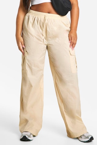 Broek Hoge Taille - Beige