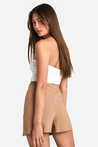 Broekrok Hoge Taille - Camel