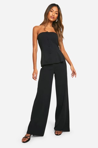 Strapless Jumpsuit - Zwart