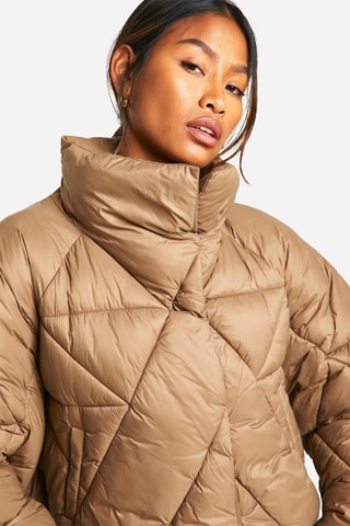 Gewatteerde Jas - Lichtbruin