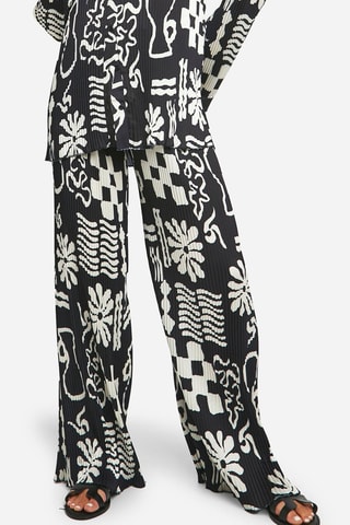 Broek Wide Legs - Zwart