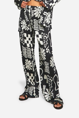 Broek Wide Legs - Zwart