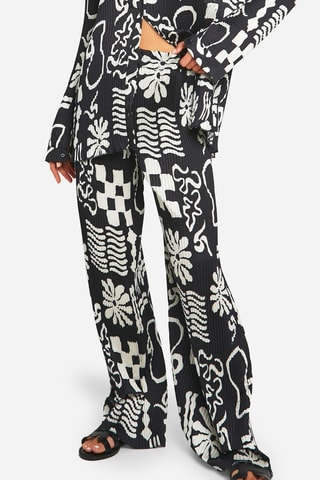 Broek Wide Legs - Zwart