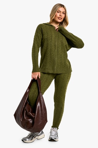 Vest met Capuchon - Donkergroen