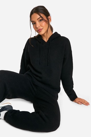 Trui met Capuchon - Zwart