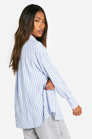 Blouse - Hemelsblauw en Marineblauw