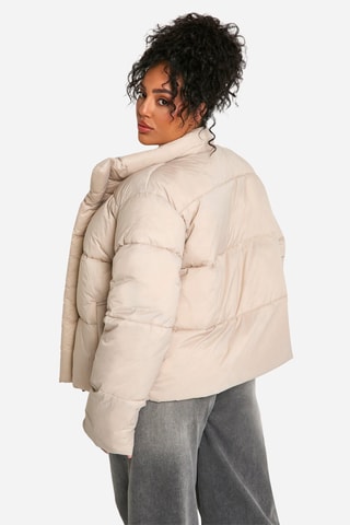 Gewatteerde Jas - Ecru