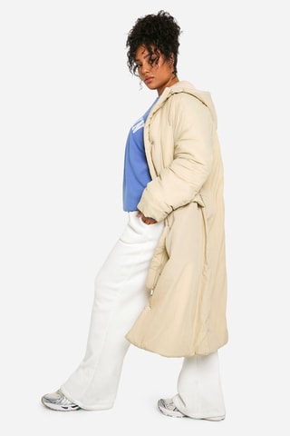 Parka met Capuchon - Ecru