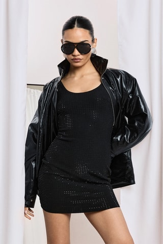 Nauwaansluitende Jurk - Zwart