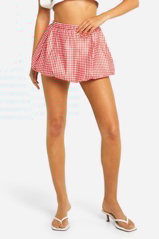 Minirok - Rood en Wit