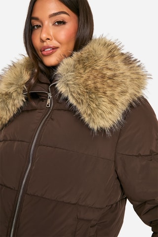 Gewatteerde Jas - Bruin