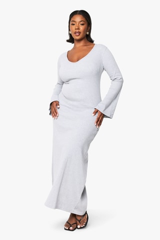 Trui-jurk - Lichtgrijs