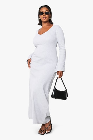 Trui-jurk - Lichtgrijs