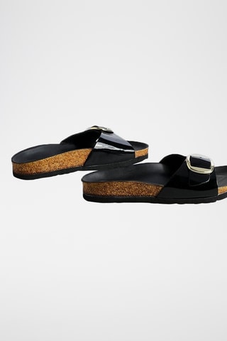 Gelakte muiltjes - Zwart