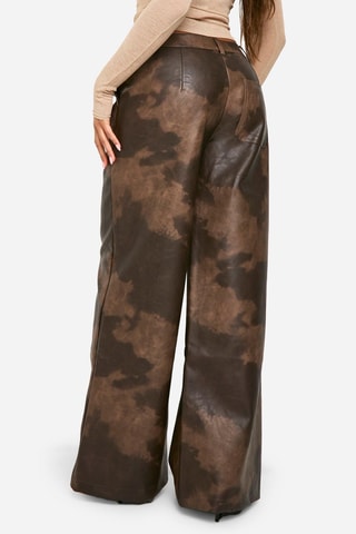 Broek Wide Legs - Bruin