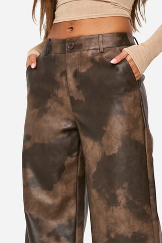 Broek Wide Legs - Bruin